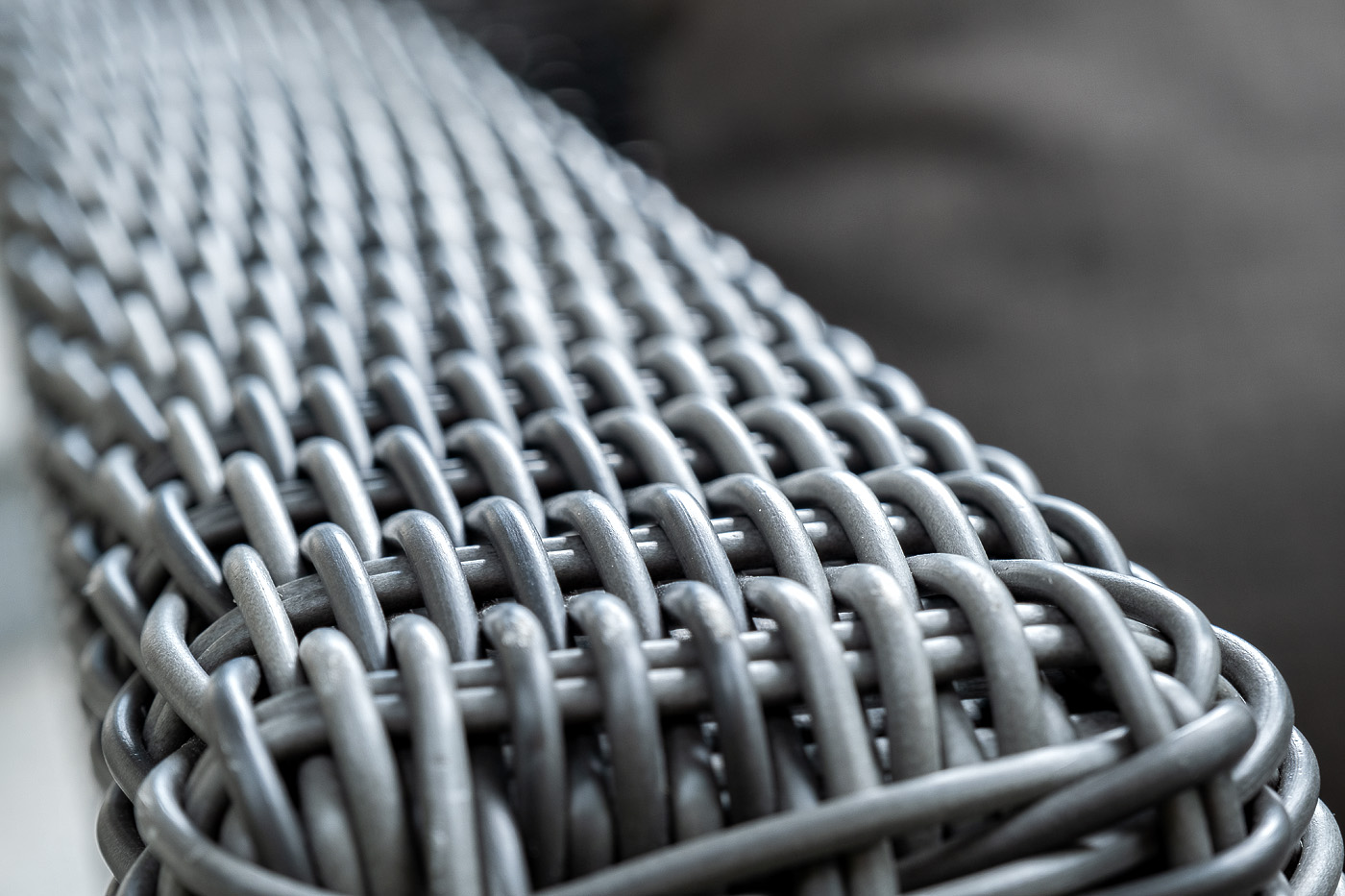 "Капуто" лаунж-зона из искусственного ротанга, цвет графит