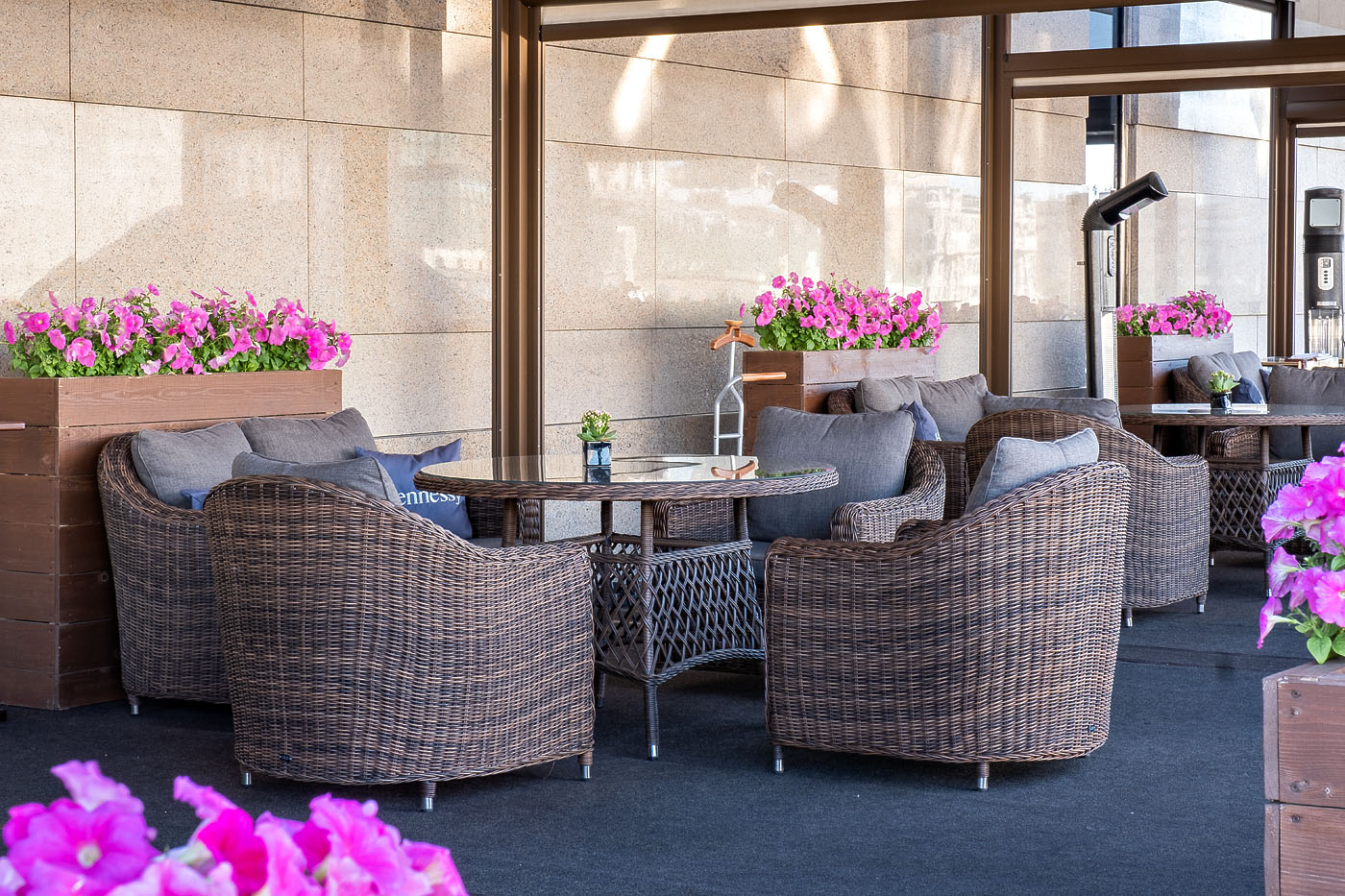 "Копаннини" кресло из искусственного ротанга, цвет коричневый