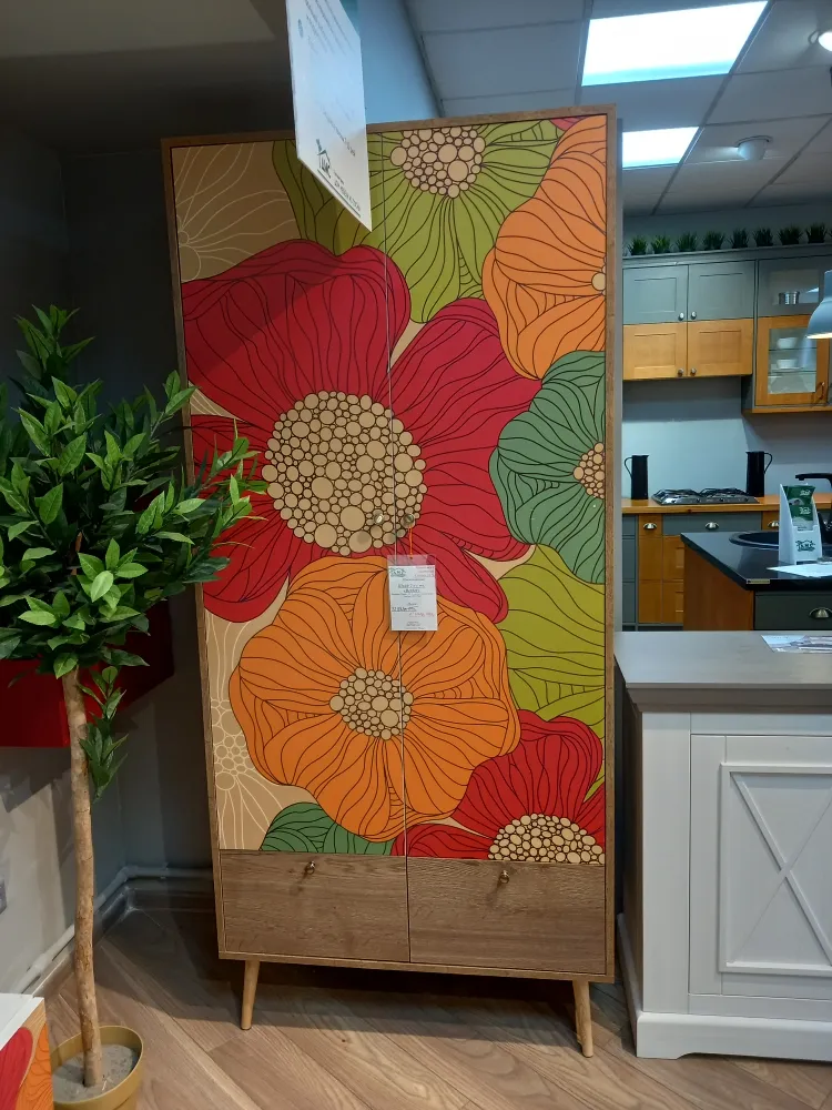 Шкаф из дерева двухстворчатый "Berber" (выставочный образец)