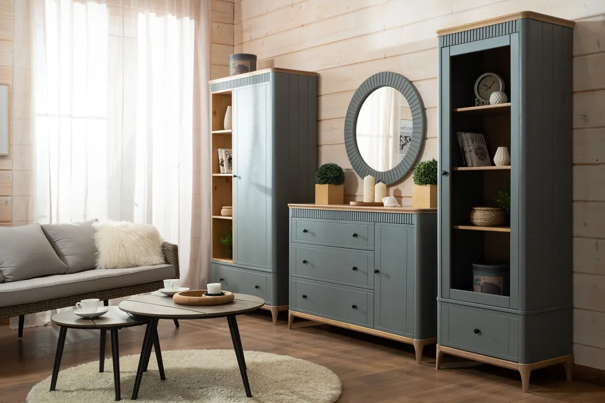   Шкаф массив сосны 1-ств Грета №7-140  