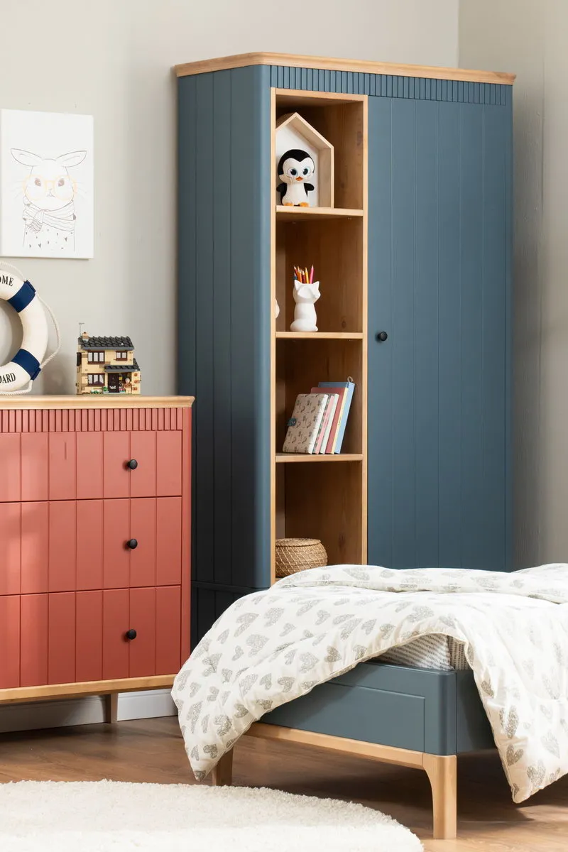   Шкаф с ящиками и полками 1-ств Грета №8-140  